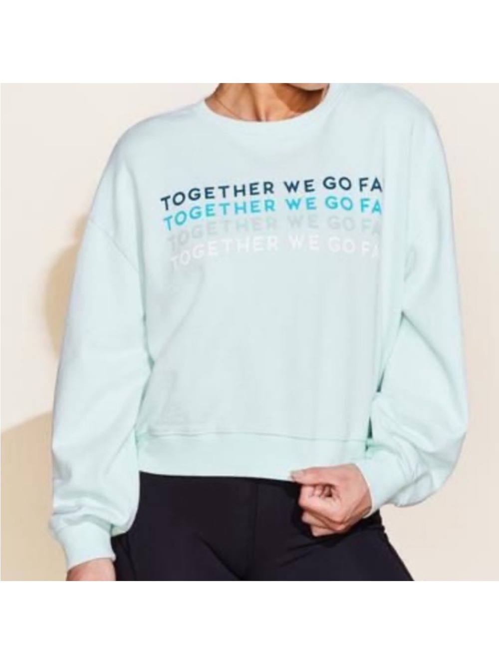 Peloton together we go far crewneck